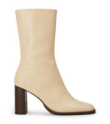 Tony Bianco Atlanta Ecru Venice 8.5cm Ankle Boots White | MYJBT27749