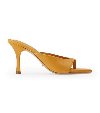 Tony Bianco Crystle Cantelope Antiq 8.5cm Low Heels Yellow | AMYDF13250
