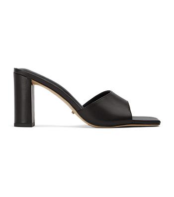 Tony Bianco Cyrus Black Como 8.5cm Low Heels Black | DMYKV70621