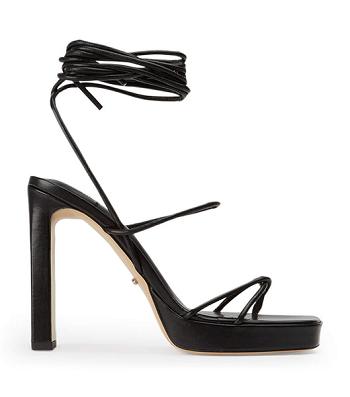 Tony Bianco Deon Black Nappa 11.5cm Platform Shoes Black | TMYWZ31503