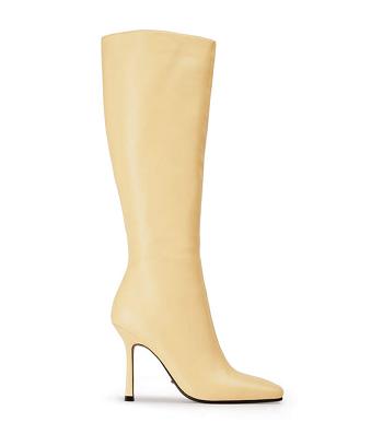 Tony Bianco Havana Butter Nappa 10.5cm Mid Calf Boots Yellow | MYQAV66076