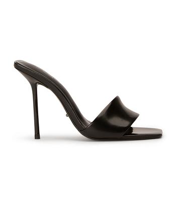 Tony Bianco Natalie Black Hi Shine 10.5cm Stiletto Heels Black | BMYSO72211