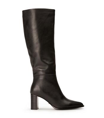 Tony Bianco Peppe Black Como 7.5cm Mid Calf Boots Black | QMYWA85421