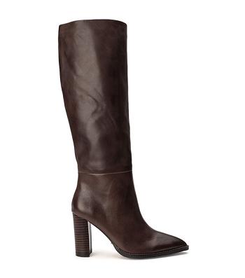 Tony Bianco Skyla Choc Como 9cm Knee High Boots Chocolate | AMYDF67723
